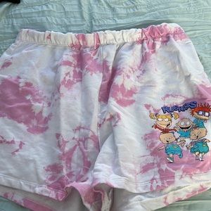 Cute tie dye with pink and white rugrats